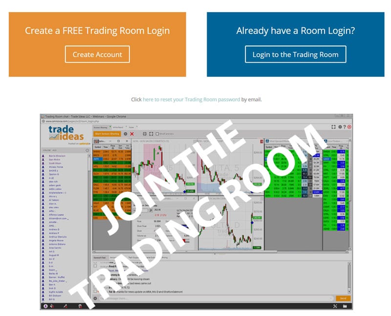 Live trading room