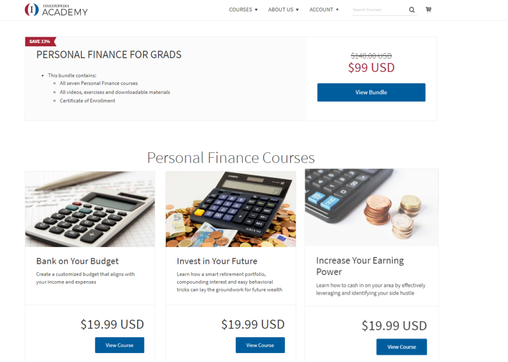 personal finance courses